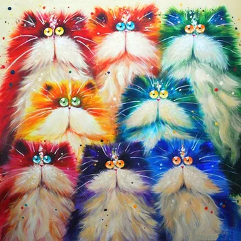 Newest Colorful Cat Diamond Painting Cros Rhinestones Mos Stitch 3D Diamond Embroidery Patternsaic Cartoon Animals Picture zx
Newest Colorful Cat Diamond Painting Cros Rhinestones Mos Stitch 3D Diamond Embroidery Patternsaic Cartoon Animals Picture zx