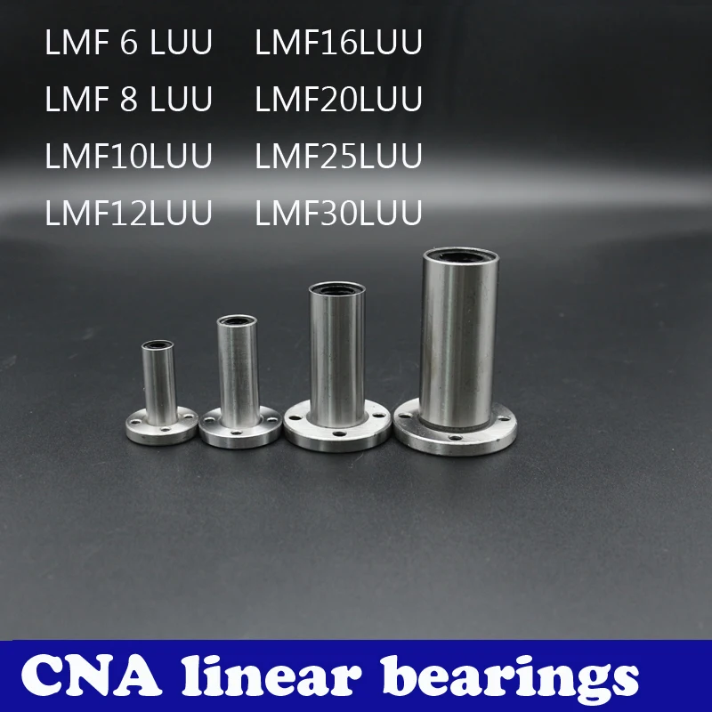 Hot sale 1pc LMF8UU LMF10UU LMF6UU LM12UU LM8LUU LMF12LUU LM16UU 8mm flange linear ball bearing for 8mm linear shaft CNC parts
Hot sale 1pc LMF8UU LMF10UU LMF6UU LM12UU LM8LUU LMF12LUU LM16UU 8mm flange linear ball bearing for 8mm linear shaft CNC parts