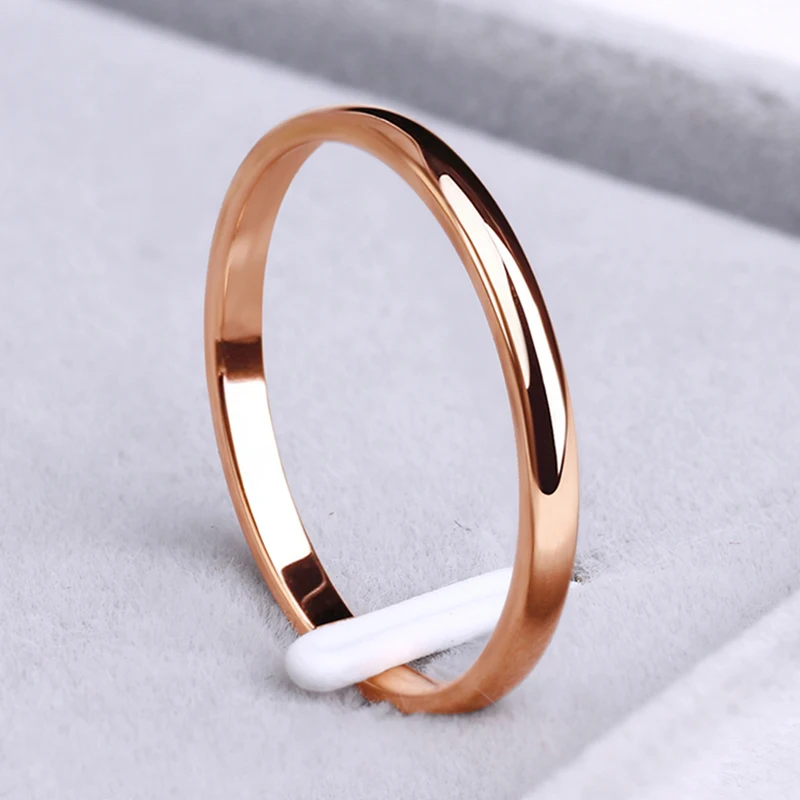 CACANA Stainless Steel Rings Rose Gold Anti-allergy Smooth Simple personalized custom Wedding Couples Rings Bijouterie
CACANA Stainless Steel Rings Rose Gold Anti-allergy Smooth Simple personalized custom Wedding Couples Rings Bijouterie
