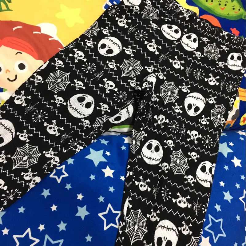 Nightmare Before Christmas Jack Skellington Pajamas Cotton Sleepwear Set Top and Pants Causal Adlut Sleep Suits Cosplay Costumes 3