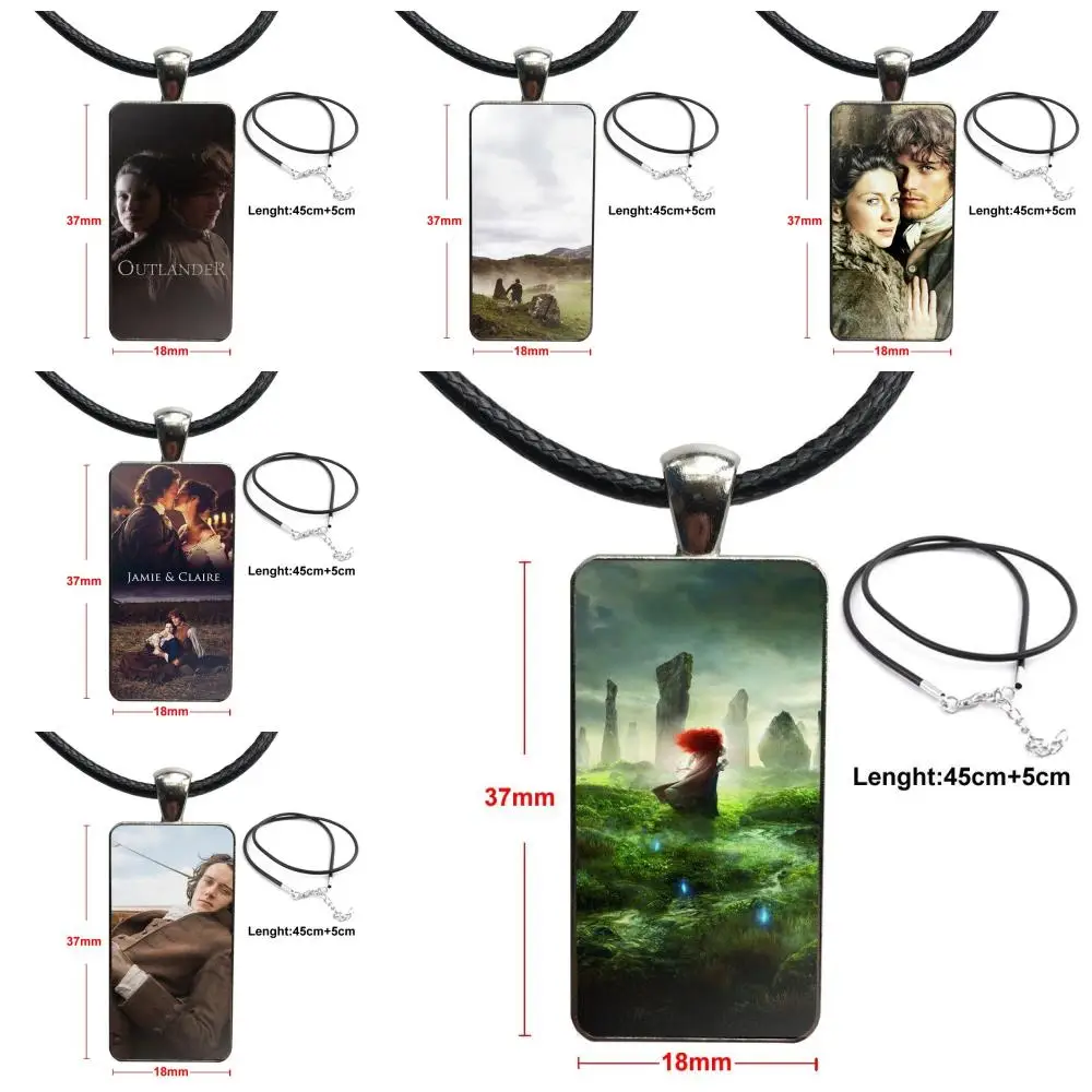 Glass Cabochon Pendant Necklace Rectangle Fashion Necklace For Women Outlander Tv Hot Jamie Fraser Good-looking
Glass Cabochon Pendant Necklace Rectangle Fashion Necklace For Women Outlander Tv Hot Jamie Fraser Good-looking