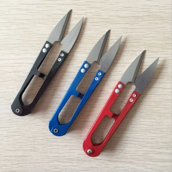 1Pcs/lot U-Shaped Fishing Scissors Mini Fish Scissors Embroidery Application Scissors Fishing Line Cutter Tools Random Color
1Pcs/lot U-Shaped Fishing Scissors Mini Fish Scissors Embroidery Application Scissors Fishing Line Cutter Tools Random Color