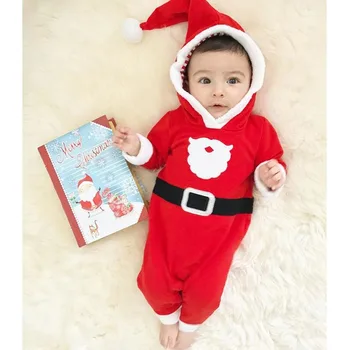 Boys Girls Christmas Long-sleeved Plus Velvet Hooded Jumpsuit 2018 New Autumn Baby Cute Bodysuits Newborn Playsuit 3-18M
Boys Girls Christmas Long-sleeved Plus Velvet Hooded Jumpsuit 2018 New Autumn Baby Cute Bodysuits Newborn Playsuit 3-18M