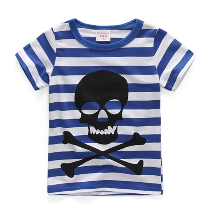2019 boys summer clothing baby boys tshirts stripe skull print child 100% cotton short sleeve T-shirt boys clothes
2019 boys summer clothing baby boys tshirts stripe skull print child 100% cotton short sleeve T-shirt boys clothes