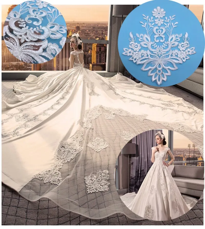 5pcs/lot New Car Bone Embroidery Lace Patch Can Be Used for Wedding Dress Decoration DIY Clothing Accessories 19*22cm RS1764
5pcs/lot New Car Bone Embroidery Lace Patch Can Be Used for Wedding Dress Decoration DIY Clothing Accessories 19*22cm RS1764