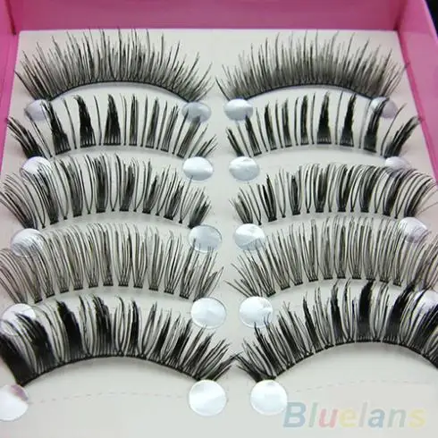 5 Pairs Fashion Long Black Assorted Manmade False Eyelashes Eye Lashes Extension Tools
5 Pairs Fashion Long Black Assorted Manmade False Eyelashes Eye Lashes Extension Tools