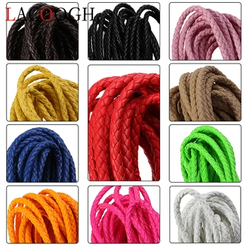 5 Meter/lot Multicolors Braided Round PU Leather Cords Ropes 6mm Cordon Cuir Fit DIY Bracelets Necklace Jewelry Making Findings
5 Meter/lot Multicolors Braided Round PU Leather Cords Ropes 6mm Cordon Cuir Fit DIY Bracelets Necklace Jewelry Making Findings
