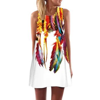 Women Loose Summer Vintage Sleeveless 3d Floral Print Bohe Tank Short Mini Dress Sundress Clothes 2020 Платья Женские
Women Loose Summer Vintage Sleeveless 3d Floral Print Bohe Tank Short Mini Dress Sundress Clothes 2020 Платья Женские