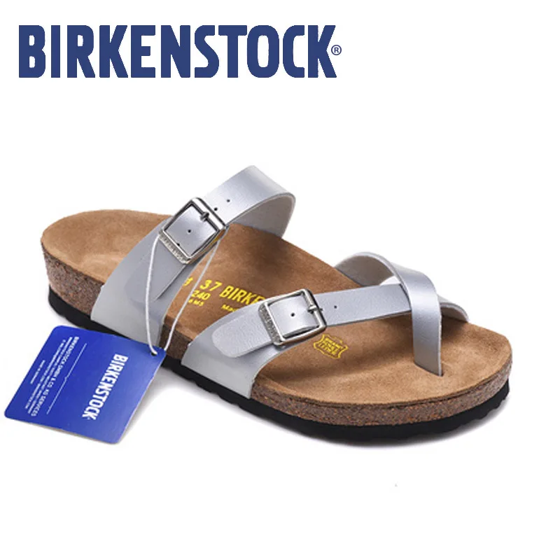 2019 Birkenstock Sandals Men Women Beach Slippers new Birkenstock Mayari Leather Flat Flip Flop Sandalias Hombre Mujer EU35-45
2019 Birkenstock Sandals Men Women Beach Slippers new Birkenstock Mayari Leather Flat Flip Flop Sandalias Hombre Mujer EU35-45