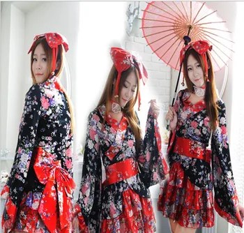 Fashion Woman Cosplay Lolita Kimono Dress Girls Flower Rose Skirt
Fashion Woman Cosplay Lolita Kimono Dress Girls Flower Rose Skirt