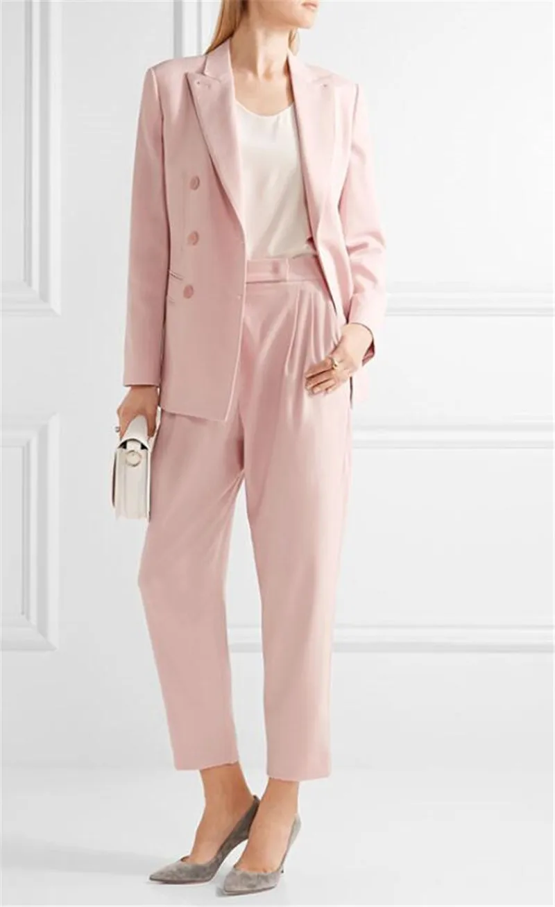 Custom Made Pink Women's Pantsuits Ladies Business Office Tuxedos Formal Work Wear 2Pieces Jacket+Pants Women Suits
Custom Made Pink Women's Pantsuits Ladies Business Office Tuxedos Formal Work Wear 2Pieces Jacket+Pants Women Suits