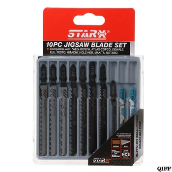 10pcs Assorted HSS HCS T144D T244D T101B T101D T101BR T111C T127D T119BO T118A T101AO Reciprocating Jigsaw Blades Set
10pcs Assorted HSS HCS T144D T244D T101B T101D T101BR T111C T127D T119BO T118A T101AO Reciprocating Jigsaw Blades Set
