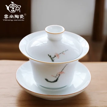 Hand Painted Plum Blossom 125ml Ceramic Tea Tureen Kung Fu Green Tea Oolong Teaware Chinaware Chinese Tea Ceremony Accessories
Hand Painted Plum Blossom 125ml Ceramic Tea Tureen Kung Fu Green Tea Oolong Teaware Chinaware Chinese Tea Ceremony Accessories