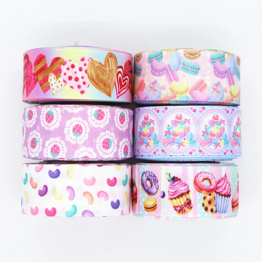10 Yards Love Heart/Cake Printed Grosgrain Ribbon 1" 25MM For Hair Bows DIY Crafts Handmade Accessories M19042302
10 Yards Love Heart/Cake Printed Grosgrain Ribbon 1" 25MM For Hair Bows DIY Crafts Handmade Accessories M19042302