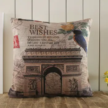 LINKWELL 18"x18" Triumphal Arch World Map Best Wishes Old Thick Burlap Pillow Case Seat Sofa Seat Throw Cushion Cover Pillowcase
LINKWELL 18"x18" Triumphal Arch World Map Best Wishes Old Thick Burlap Pillow Case Seat Sofa Seat Throw Cushion Cover Pillowcase