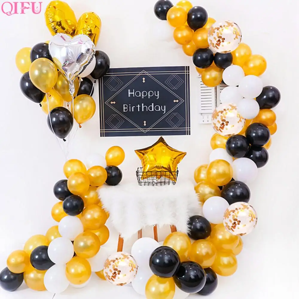 QIFU 107pcs Gold 1st Birthday Baloon Balloons Set Birthday Party Decorations Kids Adult Wedding Balon Babyshower Globos Baloon
QIFU 107pcs Gold 1st Birthday Baloon Balloons Set Birthday Party Decorations Kids Adult Wedding Balon Babyshower Globos Baloon