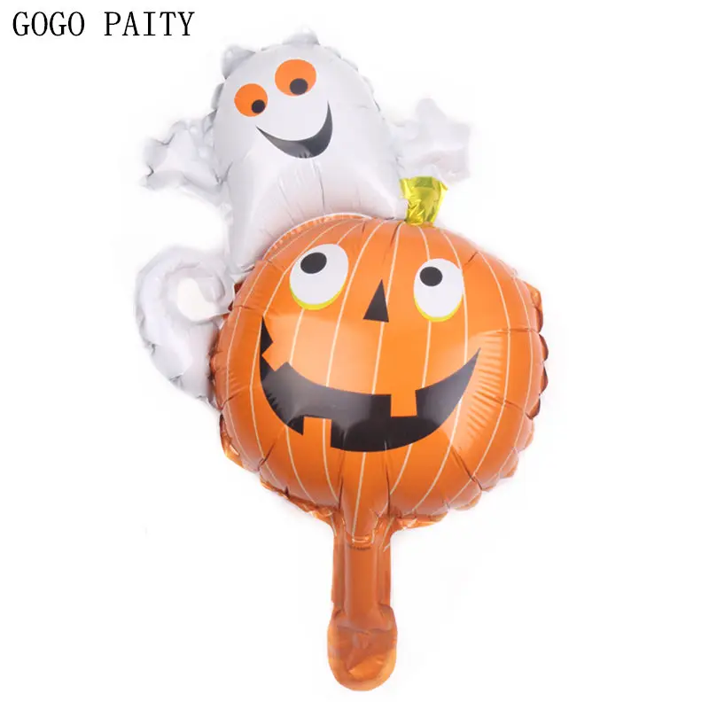 GOGO PAITY New Mini Ghost Pumpkin Aluminum Balloons Halloween Holiday Decoration Balloons High Quality
GOGO PAITY New Mini Ghost Pumpkin Aluminum Balloons Halloween Holiday Decoration Balloons High Quality