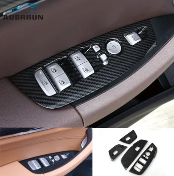 Carbon fiber texture Window lift button panel Cover Car accessories For BMW X3 2018
Carbon fiber texture Window lift button panel Cover Car accessories For BMW X3 2018
