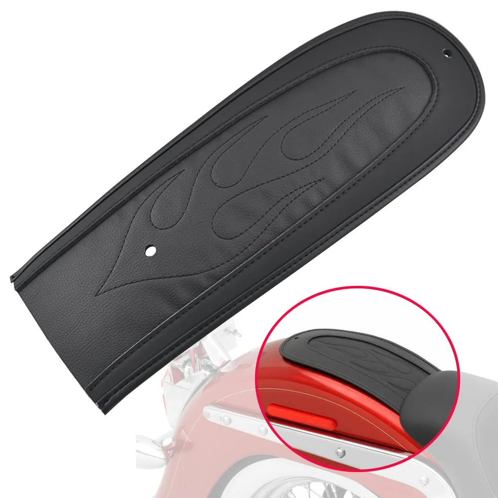 Black Rear Fender Bib Cover Pad Flame Stitch Leather For Harley Dyna Wide Glide Fat Bob 2006-2017
Black Rear Fender Bib Cover Pad Flame Stitch Leather For Harley Dyna Wide Glide Fat Bob 2006-2017