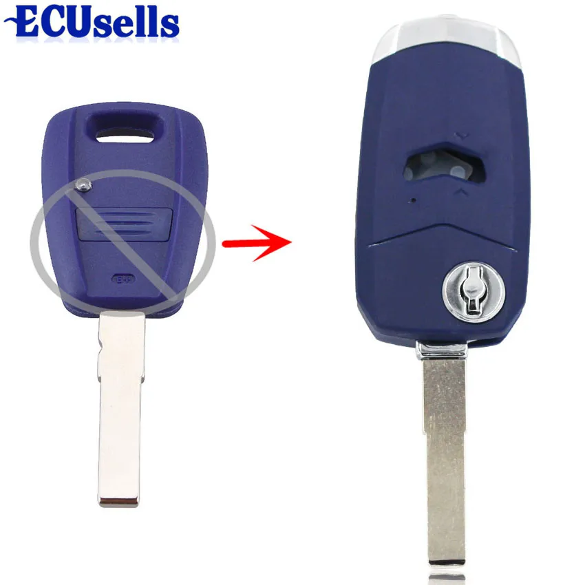 Replacement 1 Button Shell Modified Folding Flip Remote Key Case for Fiat Bravo Doblo Point SIP22 Blue Color
Replacement 1 Button Shell Modified Folding Flip Remote Key Case for Fiat Bravo Doblo Point SIP22 Blue Color