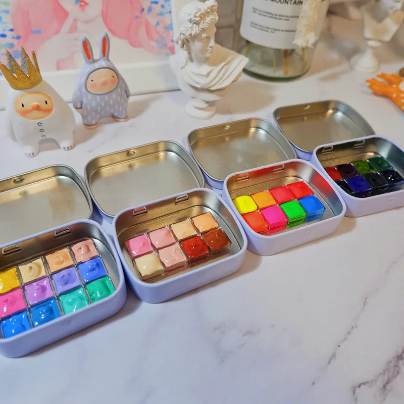 Rubens 12 Special color collection Precipitated macaron Glitter Watercolor Paint Artist Watercolor Paints Portable Metal Case
Rubens 12 Special color collection Precipitated macaron Glitter Watercolor Paint Artist Watercolor Paints Portable Metal Case