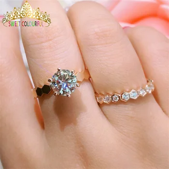 100% 18K 750Au Gold a set of ring Moissanite Diamond Ring D color VVS With national certificate MO-0H108
100% 18K 750Au Gold a set of ring Moissanite Diamond Ring D color VVS With national certificate MO-0H108
