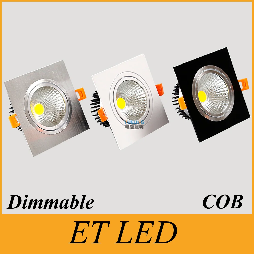 Band New Square Led COB Downlight 9w 12w 15w 20w cob led down lights dimmable led recessed lights ac 110-240v Warm/Cool/Nature
Band New Square Led COB Downlight 9w 12w 15w 20w cob led down lights dimmable led recessed lights ac 110-240v Warm/Cool/Nature