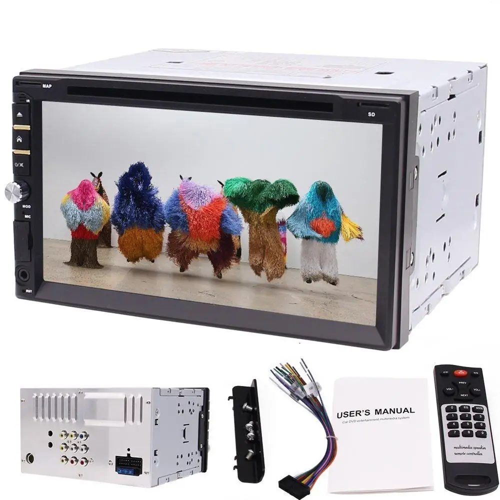 Eincar 2 Din Vehicle Electronics Car DVD Player Support Navigation Bluetooth DVD/US 1080P Playing USB SD TFT Ports FM/AM Radio
Eincar 2 Din Vehicle Electronics Car DVD Player Support Navigation Bluetooth DVD/US 1080P Playing USB SD TFT Ports FM/AM Radio