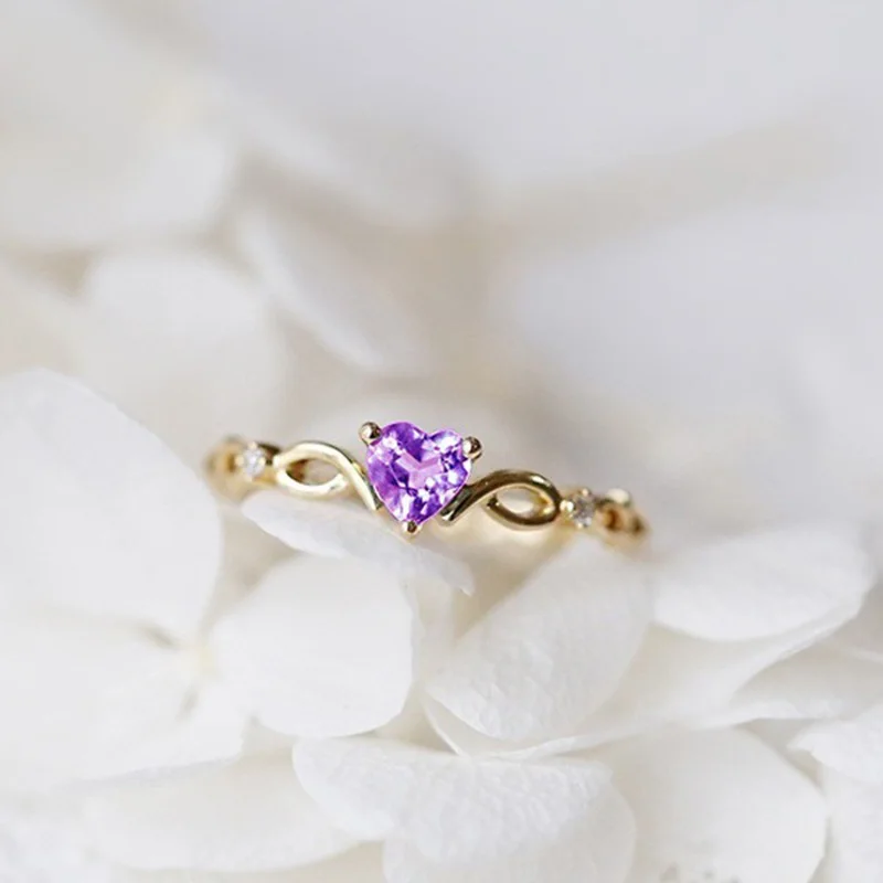 Fashion Simple Heart Crystal Rings For Women Ring Finger Jewelry Sliver /Gold Color Blue Purple Rhinestone Crystal Rings
Fashion Simple Heart Crystal Rings For Women Ring Finger Jewelry Sliver /Gold Color Blue Purple Rhinestone Crystal Rings
