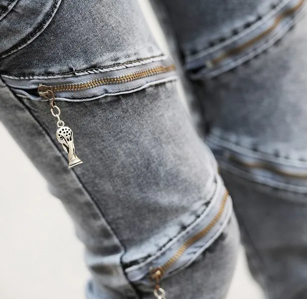 women's moto jeans with zippers