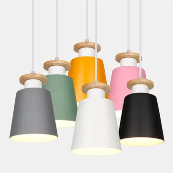 Nordic Pendant Lights Dining Room Pendant Lamps Modern Colorful Restaurant Coffee Bedroom Lighting Iron Solid Wood Hang Lamp
Nordic Pendant Lights Dining Room Pendant Lamps Modern Colorful Restaurant Coffee Bedroom Lighting Iron Solid Wood Hang Lamp