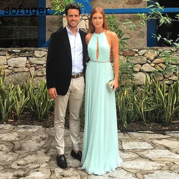 Mint Green Sleeveless Chiffon Evening Dresses Sexy Backless Beading Belt Arabic Muslim Special Occasion
Mint Green Sleeveless Chiffon Evening Dresses Sexy Backless Beading Belt Arabic Muslim Special Occasion