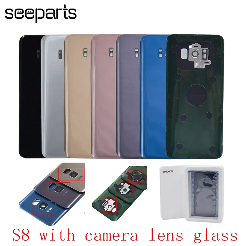 5.8" For SAMSUNG Galaxy S8 G950F Back Battery Cover Door Rear Glass Housing Case Replace For SAMSUNG S8 Battery Cover
5.8" For SAMSUNG Galaxy S8 G950F Back Battery Cover Door Rear Glass Housing Case Replace For SAMSUNG S8 Battery Cover