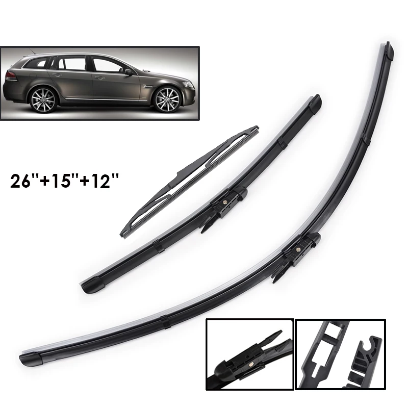 Misima Front Rear Windshield Windscreen Wiper Blades Set For Holden Commodore VE VF 2006-2017 2016 2015 2014 2013 2012 2011 2010
Misima Front Rear Windshield Windscreen Wiper Blades Set For Holden Commodore VE VF 2006-2017 2016 2015 2014 2013 2012 2011 2010