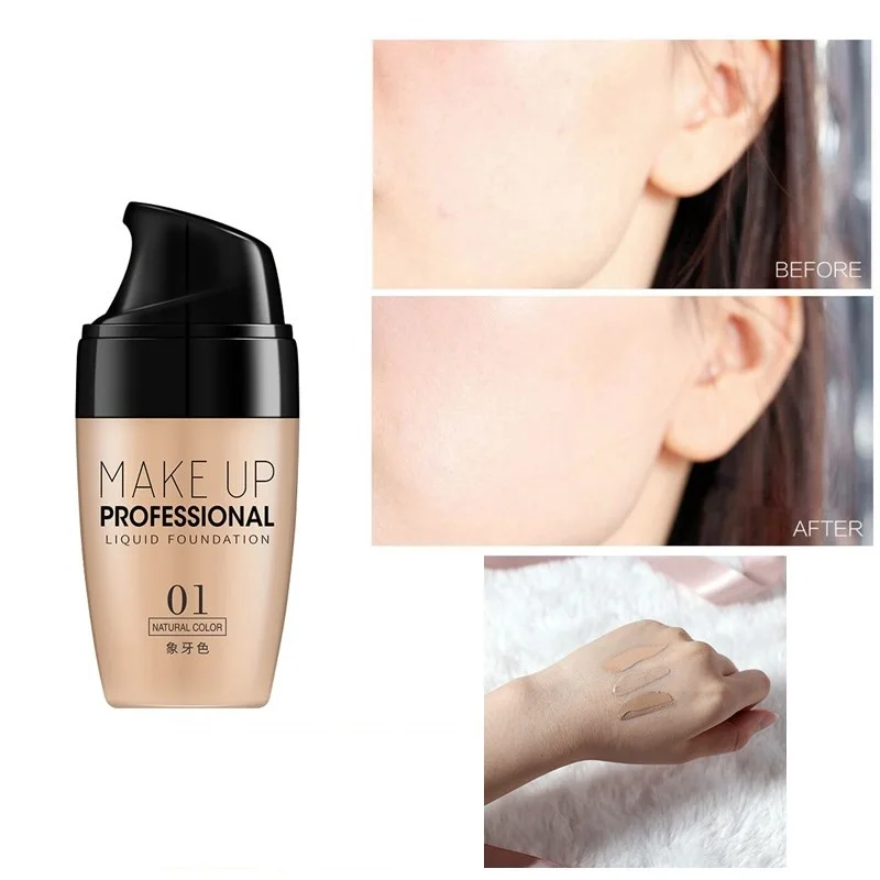 Base Face Foundation Cream Waterproof Lasting Concealer Makeup Cosmetics Oil Control Liquid Foundation Maquillage Facial TSLM1
Base Face Foundation Cream Waterproof Lasting Concealer Makeup Cosmetics Oil Control Liquid Foundation Maquillage Facial TSLM1