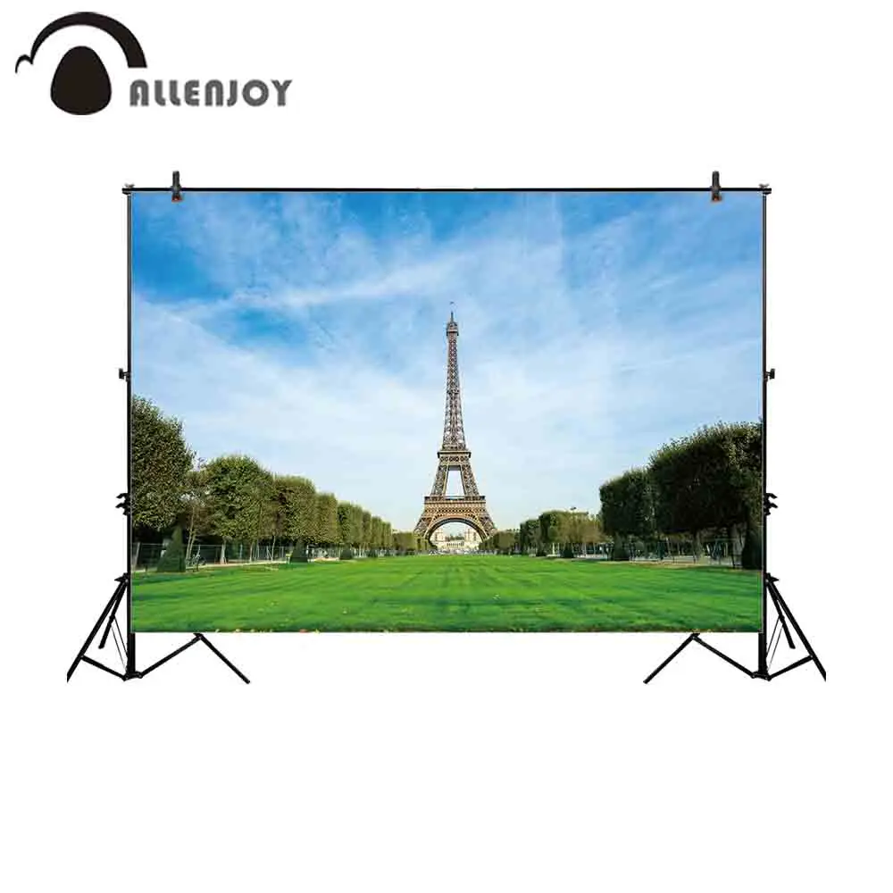 Allenjoy backdrop for photographic studio Spring Eiffel Tower Green Meadow fresh background professional landscape photocall
Allenjoy backdrop for photographic studio Spring Eiffel Tower Green Meadow fresh background professional landscape photocall