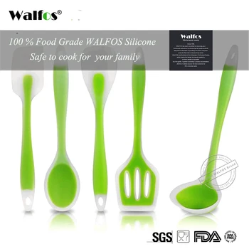 WALFOS Food Grade Silicone Cooking Tools Accessories Heat-Resistant Kitchen Utensil Set Non-Stick spatula turner ladle spoon
WALFOS Food Grade Silicone Cooking Tools Accessories Heat-Resistant Kitchen Utensil Set Non-Stick spatula turner ladle spoon