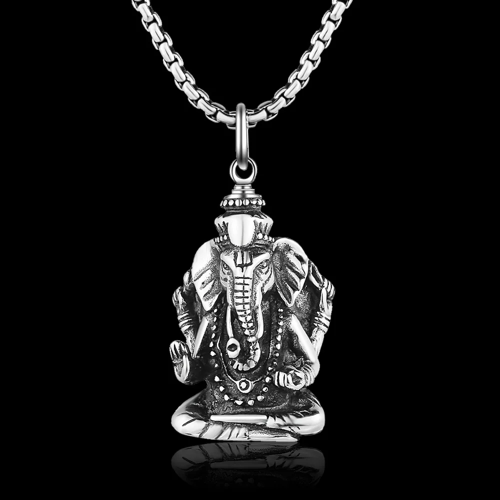 316L Stainless Steel Pendants Necklaces for Men Women Hindu Ganesha Elephant Buddha Mens Necklace Pendant Wholesale Gift DLHP407
316L Stainless Steel Pendants Necklaces for Men Women Hindu Ganesha Elephant Buddha Mens Necklace Pendant Wholesale Gift DLHP407