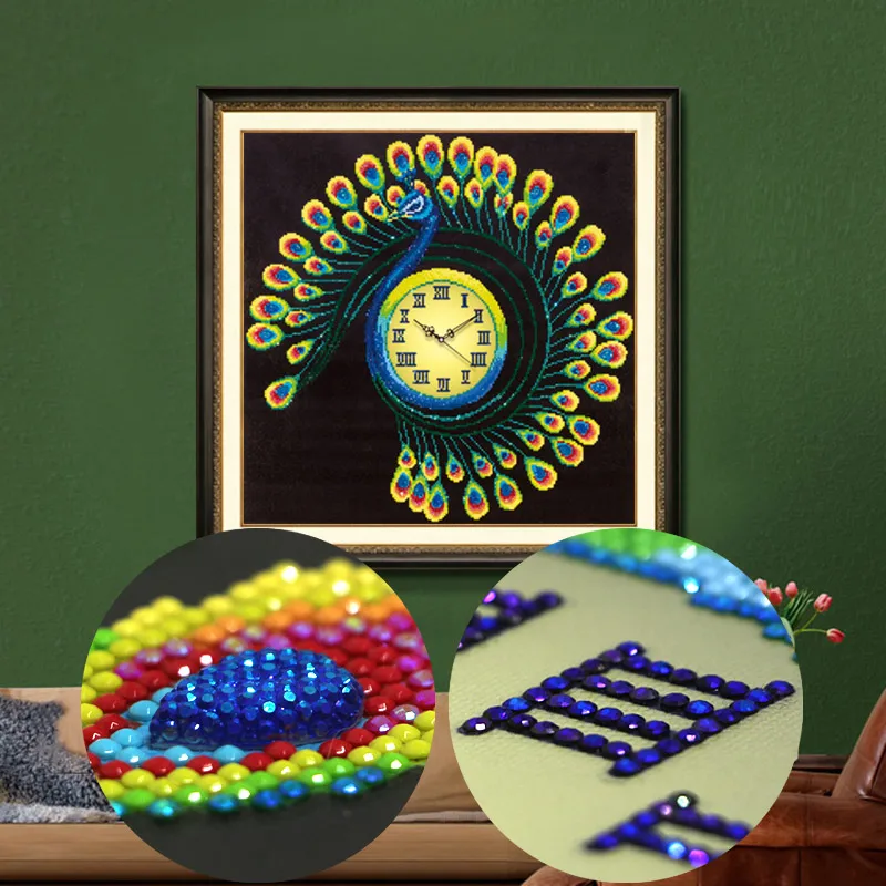 70*70cm 5d diy diamant schilderen mozaiek diamond painting clock bird cross stitch hobby schilderijen diamond embroidery peacock 
70*70cm 5d diy diamant schilderen mozaiek diamond painting clock bird cross stitch hobby schilderijen diamond embroidery peacock