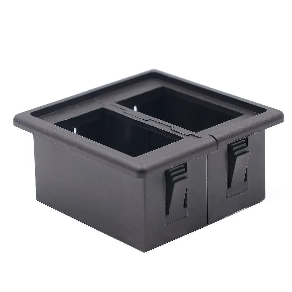 NEW Car Switch 2 Gang Rocker Switch Housing Clip Panel Assembly Holder FOR ARB Carling For Car Accessories
NEW Car Switch 2 Gang Rocker Switch Housing Clip Panel Assembly Holder FOR ARB Carling For Car Accessories