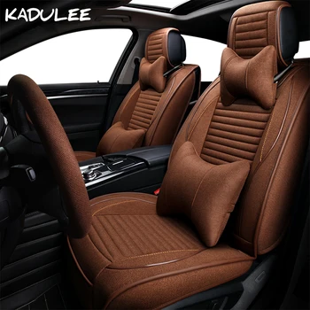 KADULEE flax Universal Auto car seat cover For renault logan 2 megane 2 captur kadjar fluence laguna 2 scenic car accessories
KADULEE flax Universal Auto car seat cover For renault logan 2 megane 2 captur kadjar fluence laguna 2 scenic car accessories