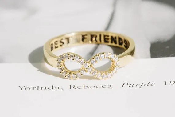 Oly2u Crystal Best Friend Infinity Best Friends Rings Simple Lovely Pretty For Women Trendy Girls rings
Oly2u Crystal Best Friend Infinity Best Friends Rings Simple Lovely Pretty For Women Trendy Girls rings
