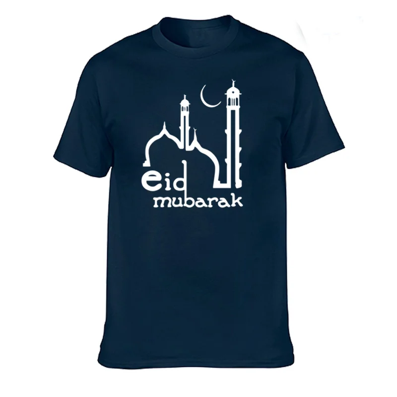Summer Mens T-Shirt Spring New Islamic Eid Mubarak Muslim Tee Top Short Sleeve Cotton Men T Shirt Plus Size
Summer Mens T-Shirt Spring New Islamic Eid Mubarak Muslim Tee Top Short Sleeve Cotton Men T Shirt Plus Size