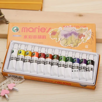 Free shipping Maries Entry level watercolor boxed 12 color 9 ml pigment watercolor art supplies
Free shipping Maries Entry level watercolor boxed 12 color 9 ml pigment watercolor art supplies