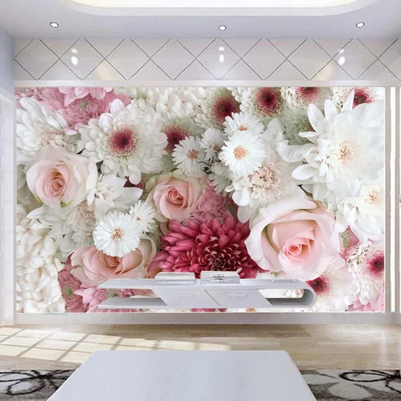 Custom 3D Wall Mural Classic Rose Peony Flowers Photo Wallpaper Living Room Wedding House Background Wall Decor Papel De Parede
Custom 3D Wall Mural Classic Rose Peony Flowers Photo Wallpaper Living Room Wedding House Background Wall Decor Papel De Parede