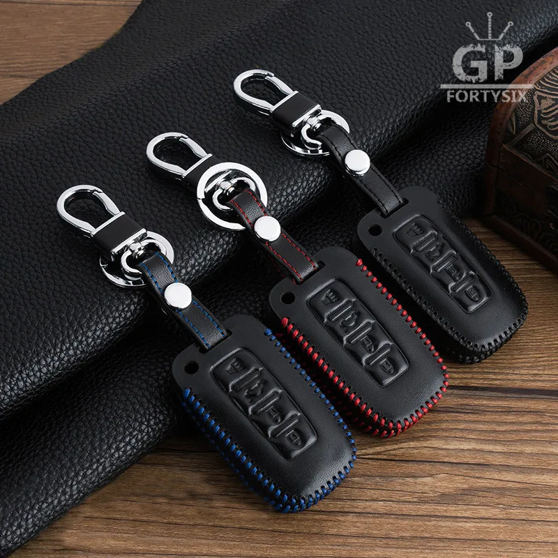 Real Leather Car Key Covers Case For Hyundai Solaris I30 IX35 Tucson