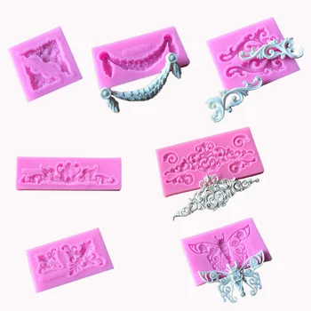 Lace Pattern Border Decor Silicone Cake Mold Retro Roma Relief Decorative Chocolate Flower Baking Pastry cake Molds
Lace Pattern Border Decor Silicone Cake Mold Retro Roma Relief Decorative Chocolate Flower Baking Pastry cake Molds