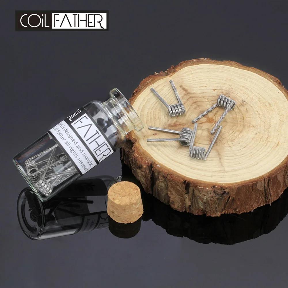 Coil Father Premium Coil Alien Clapton Dragon Skin DNA Ni80 Nichrome For Electronic Cigarette RDA RTA RBA Atomizer Heating Wire
Coil Father Premium Coil Alien Clapton Dragon Skin DNA Ni80 Nichrome For Electronic Cigarette RDA RTA RBA Atomizer Heating Wire