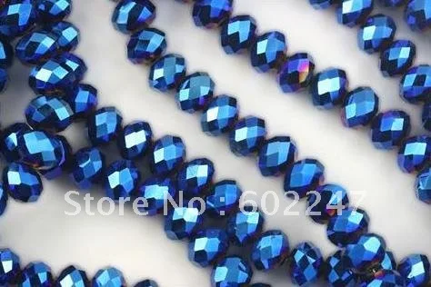 Free Shipping Chinese Crystal Glass Beads Faceted Rondelle Metalic Blue, 10mm, 250pcs/lot
Free Shipping Chinese Crystal Glass Beads Faceted Rondelle Metalic Blue, 10mm, 250pcs/lot