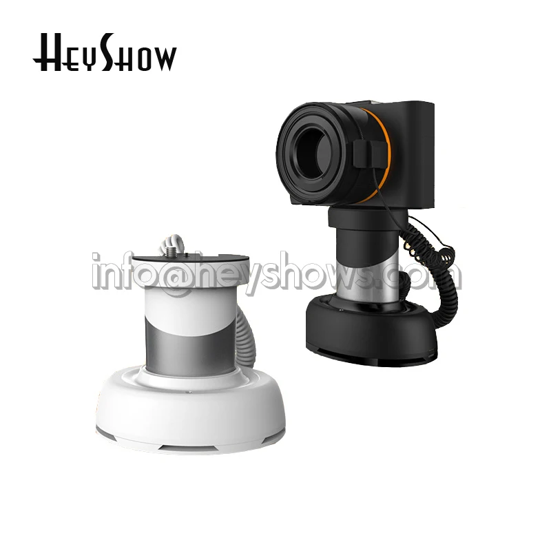 Camera Security Display Stand, Burglar Alarm System, Anti-Theft Holder for All Brand Cameras with Sensor Cable in Retail Store
Camera Security Display Stand, Burglar Alarm System, Anti-Theft Holder for All Brand Cameras with Sensor Cable in Retail Store
